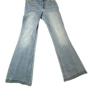 INC Classic Blue Women's Flare Jeans